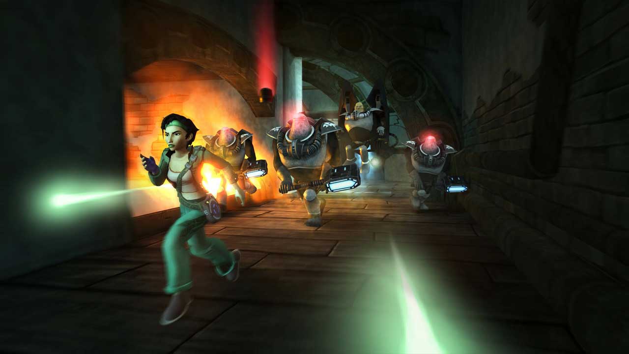 Beyond Good and Evil traz uma remasterização simples com cenas desbloqueáveis ​​que mergulham no passado do protagonista.