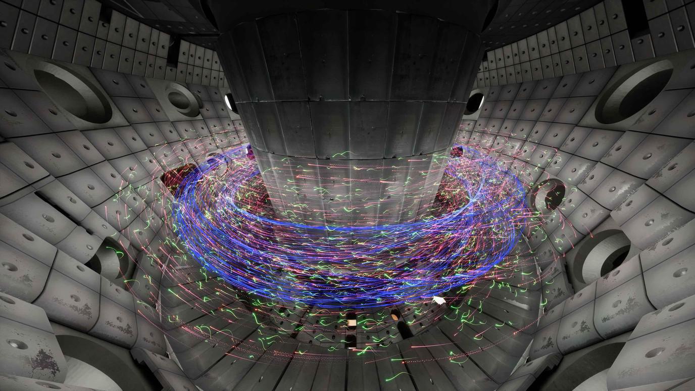 Visualização em 3D da fusão nuclear coloca você dentro de um tokamak real