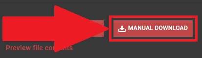 Ao clicar em "Manual Download", o arquivo será baixado.
