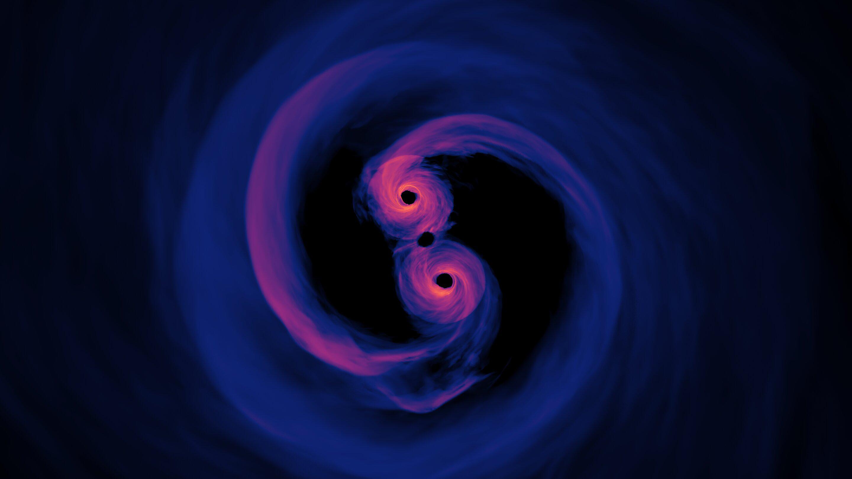 Problema final do parsec resolvido: matéria escura aproxima buracos negros