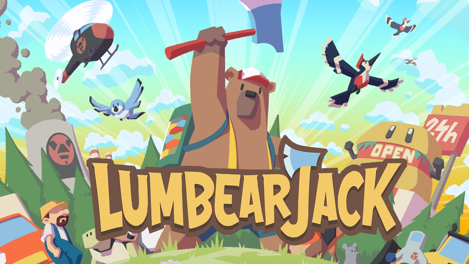 LumbearJack está disponível gratuitamente na Epic Games Store até a próxima quinta-feira (08).