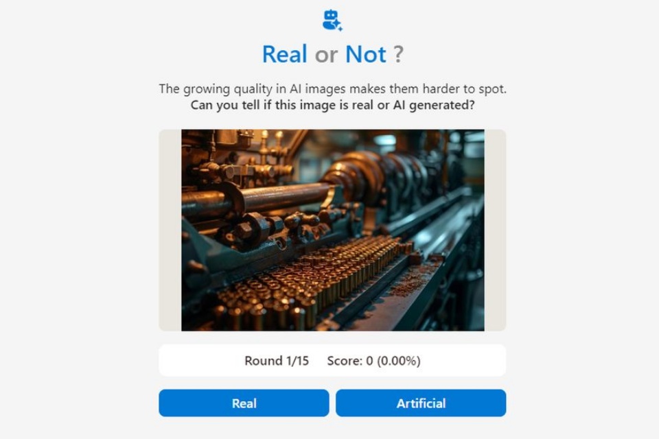 Você consegue identificar fotos geradas por IA? Faça o teste da Microsoft