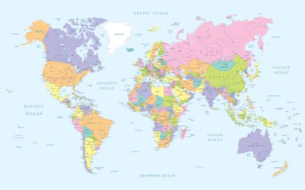 Mapa-mndi. (Fonte: Getty Images/Reproduo)