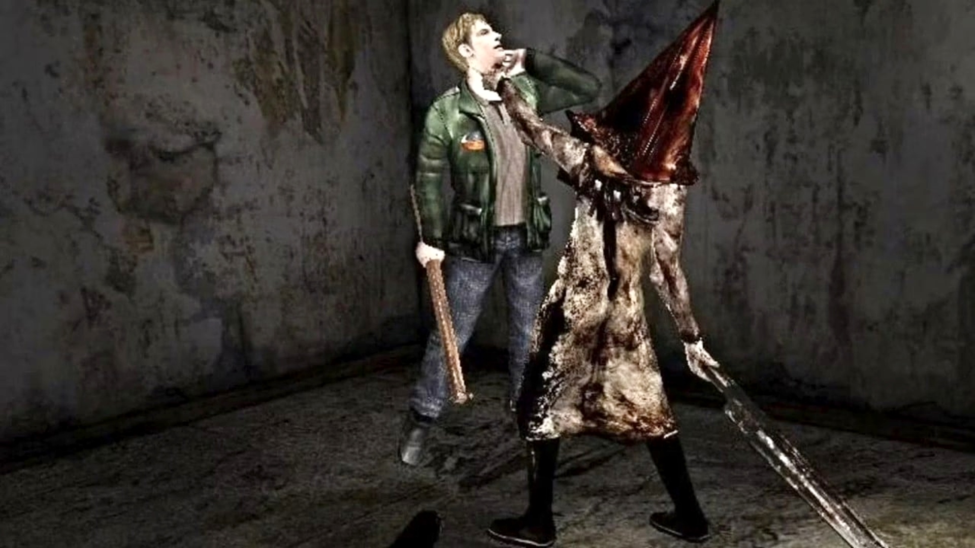 Mesmo sendo um grande jogo para época, o gameplay engessado de Silent Hill 2 envelheceu bem mal.