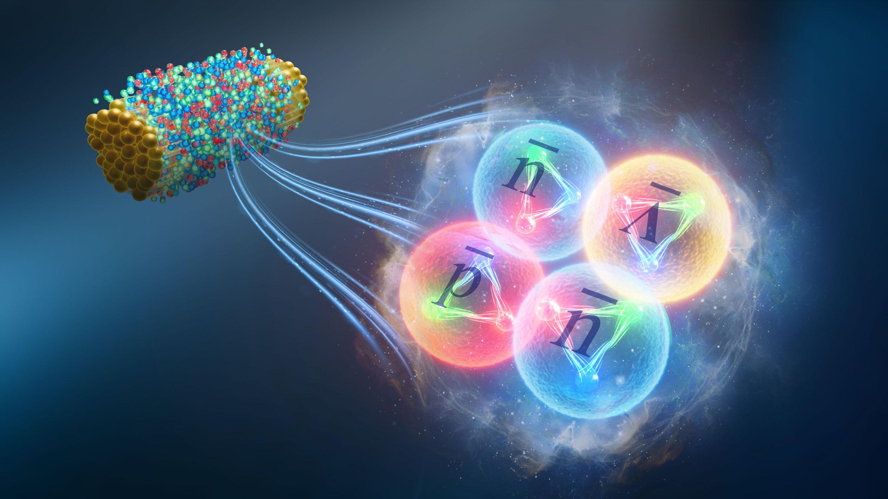Cientistas descobrem o núcleo atômico de antimatéria mais pesado até hoje