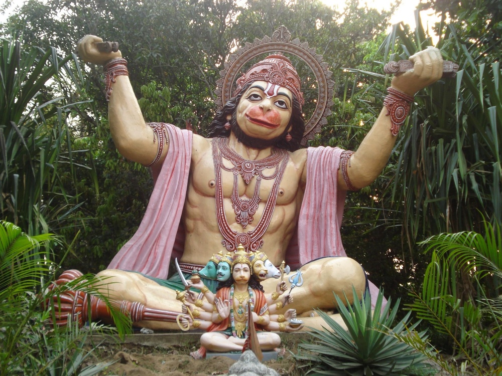 Hanuman é uma divindade muito popular em contos para crianças.