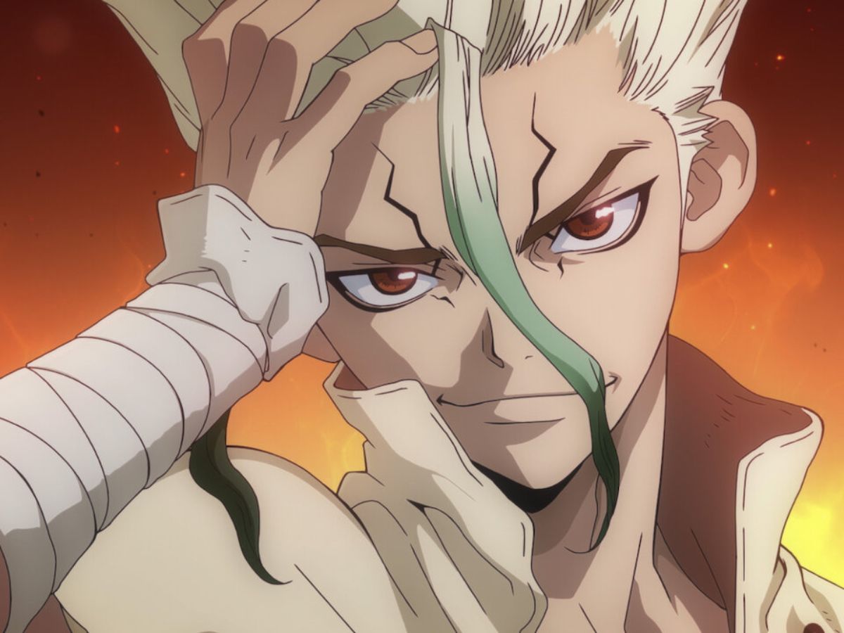 A terceira temporada de Dr. Stone foi lançada em 2023.