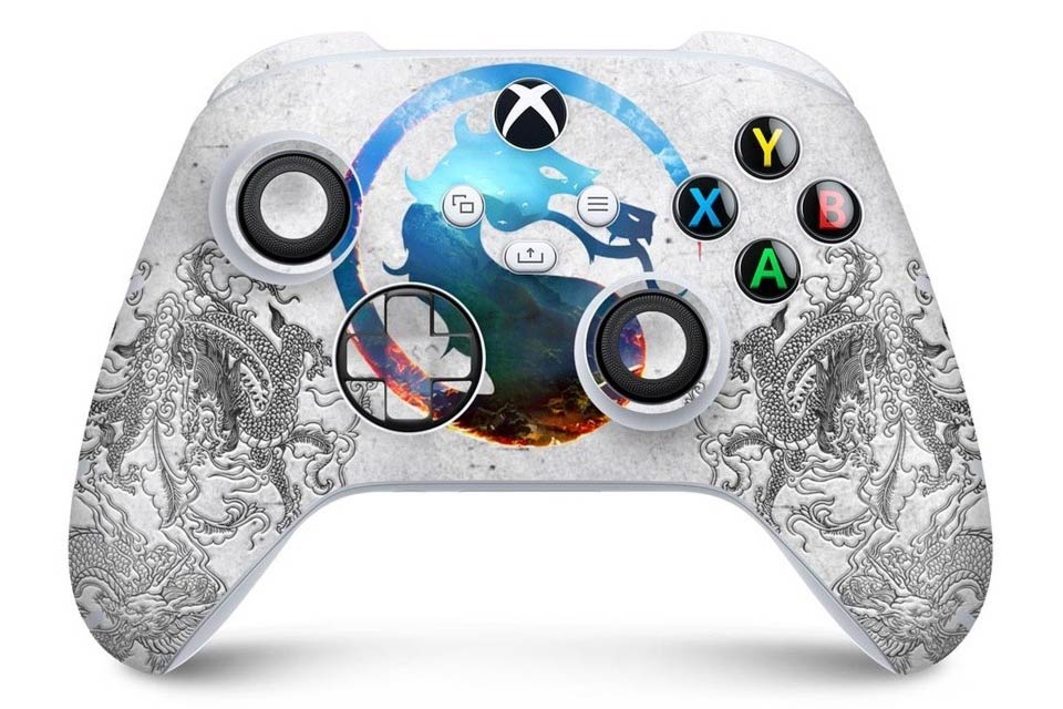 Mortal Kombat themed Xbox Series X|S controller skin.