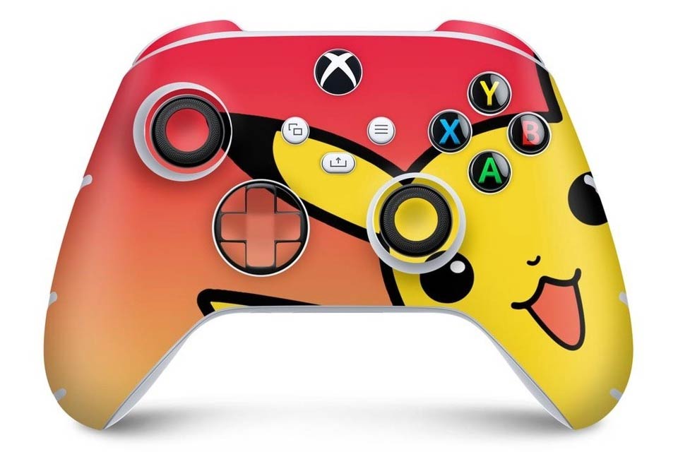 Personalize your Xbox Series controller with Pikachu's face.