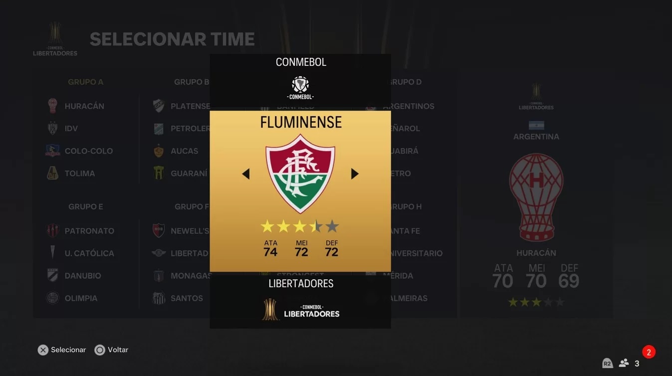 EA FC 24 tem times brasileiros, mas com elencos genéricos