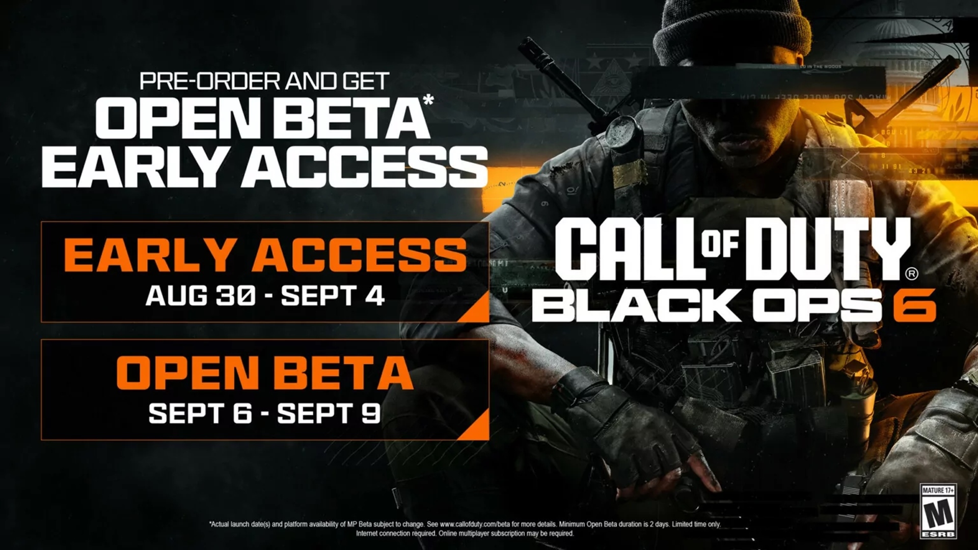 Beta aberto de Black Ops 6 acontece esta semana.