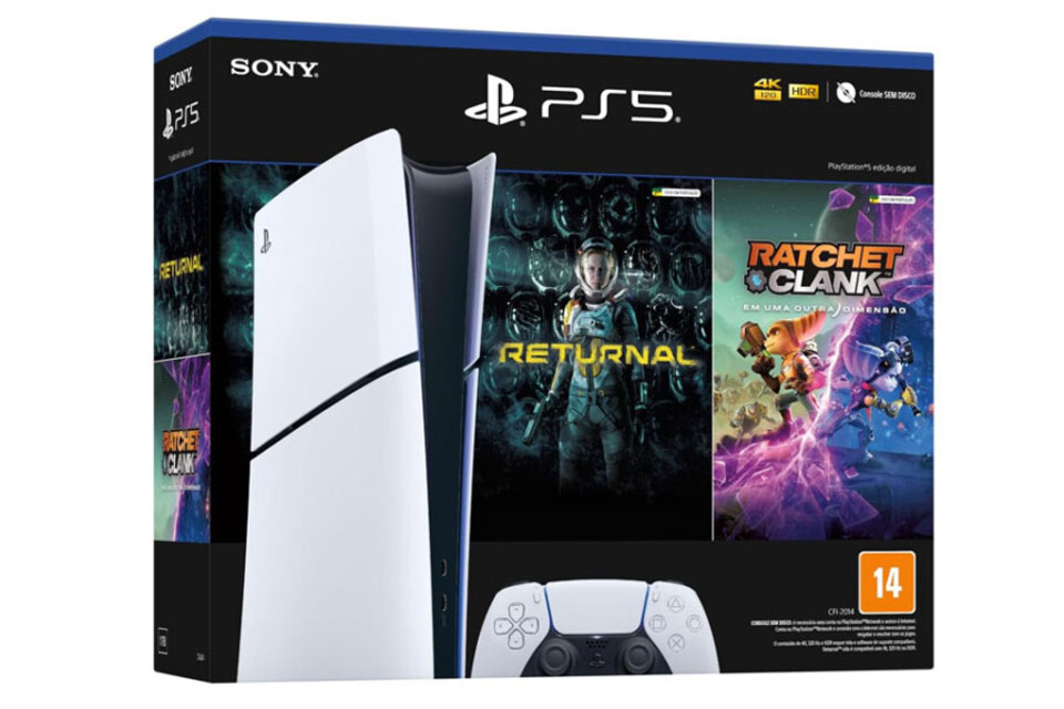 PlayStation 5 Slim console comes with two games and can be purchased in up to 10 interest-free installments.