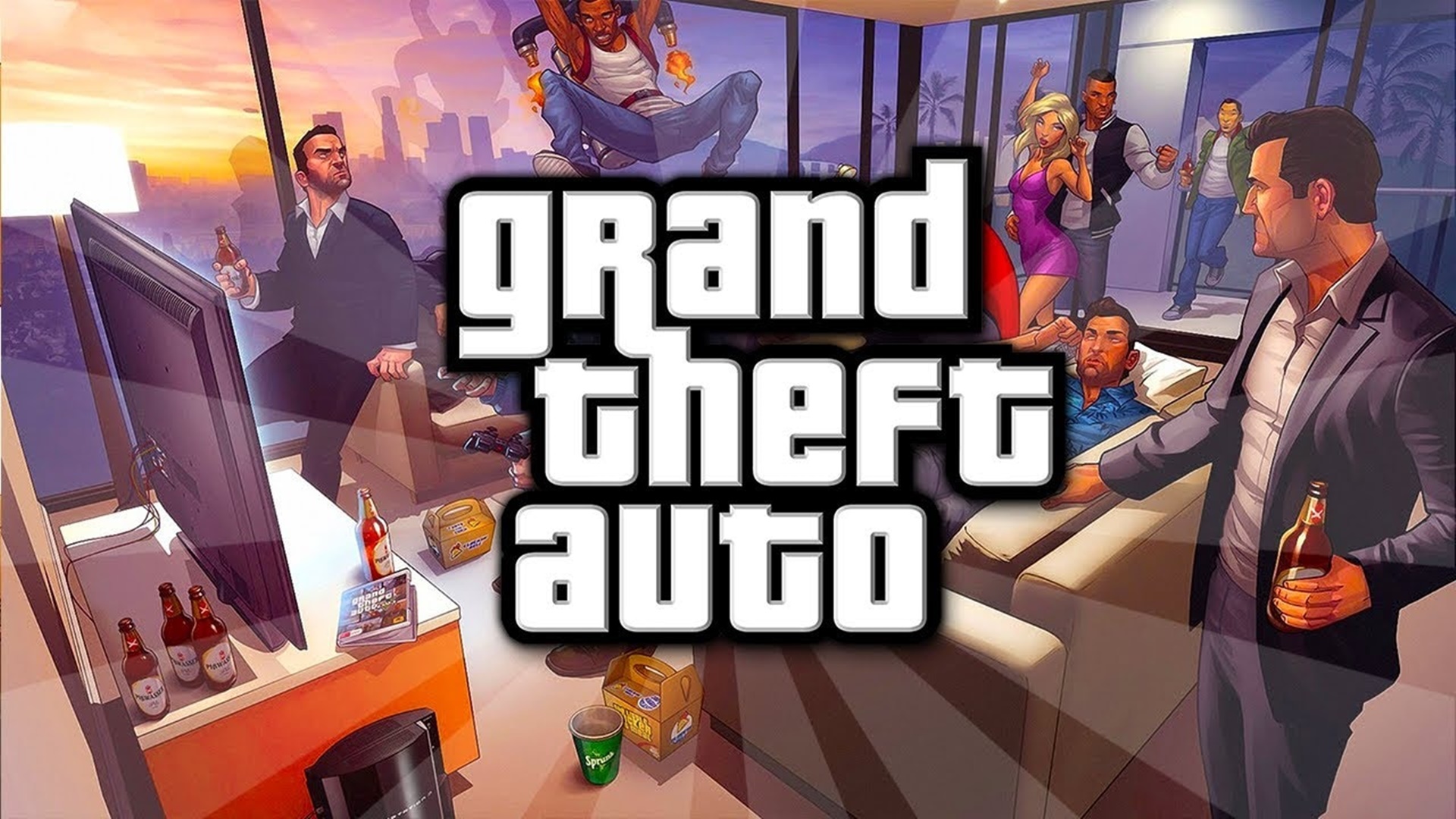 O multiverso da franquia GTA não se conecta e os personagens ficam "presos" em suas respectivas linhas do tempo.