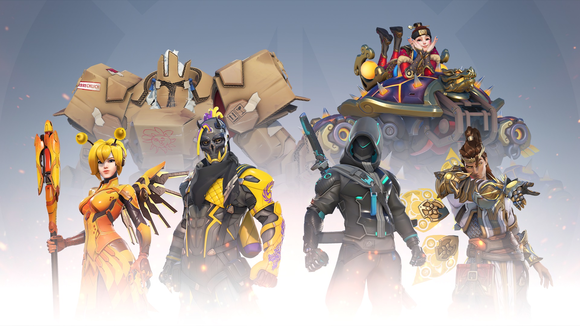 Skins exclusivas de Overwatch 2 que estarão disponíveis para quem vincular a conta do Battle.net ao Game Pass.