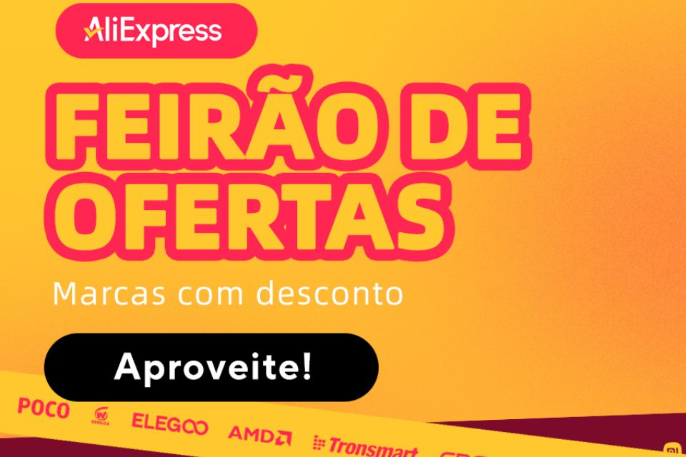 Feirão de Ofertas do AliExpress tem eletrônicos com até 50% OFF e ofertas já no Brasil; veja