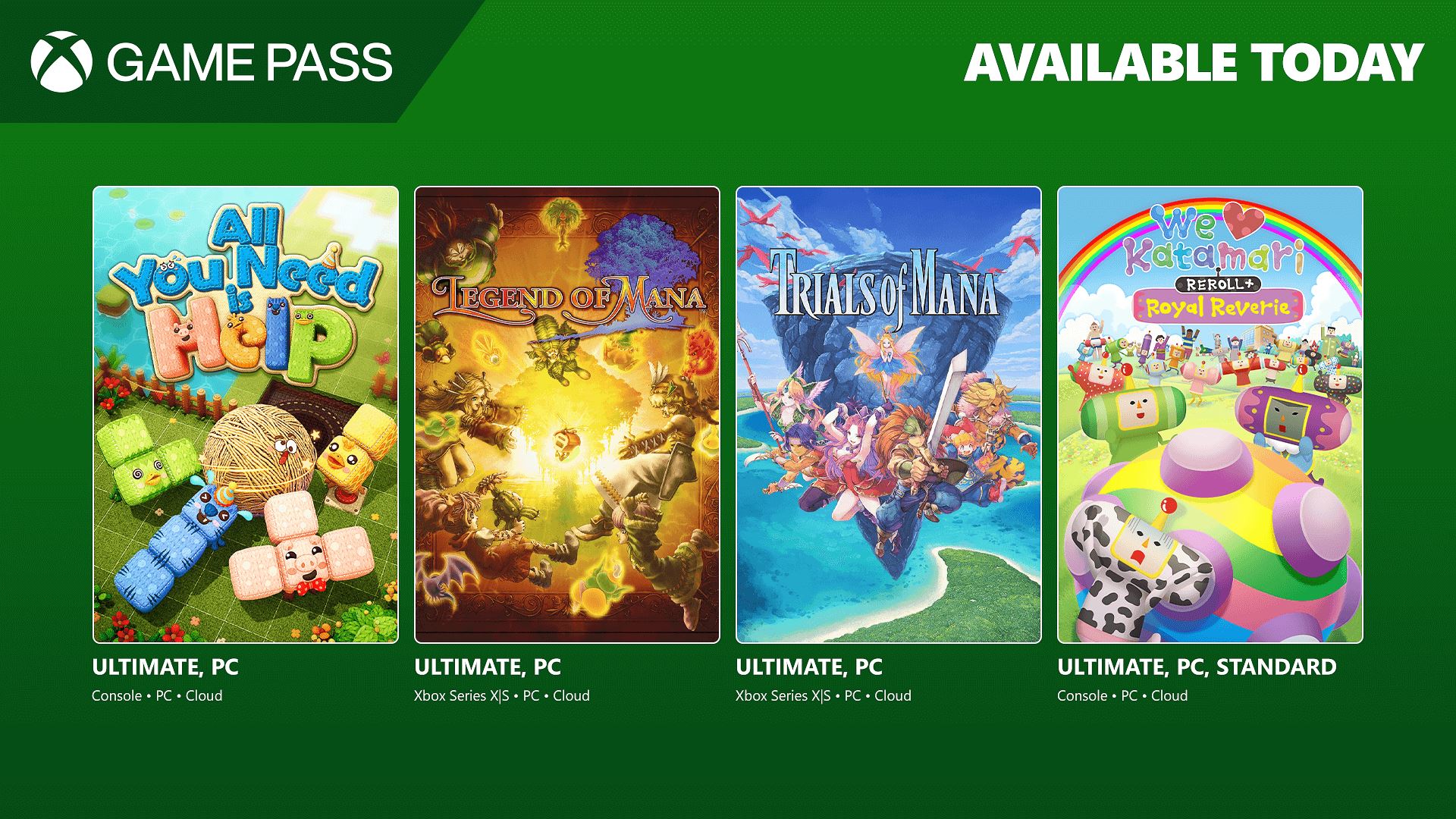 Microsoft made four JRPGs available on Game Pass during its Tokyo Game Show presentation last week.