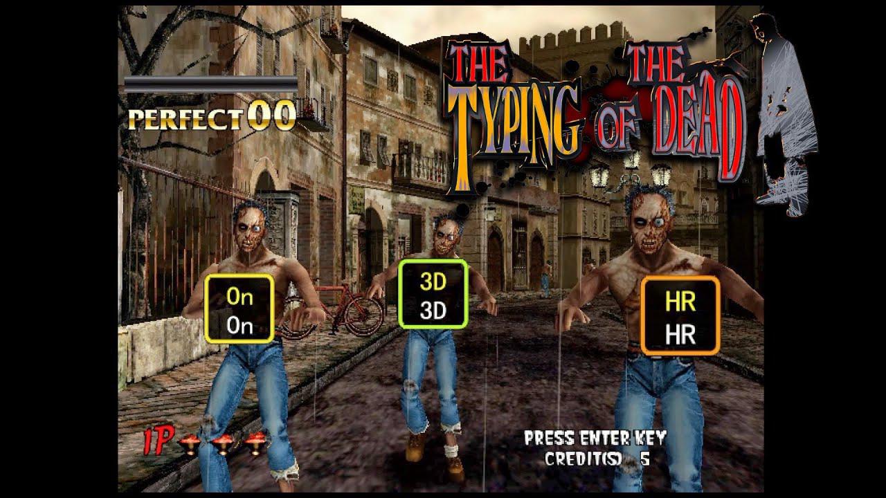 Typing of the Dead era literalmente um game de digitação com zumbis. (Fonte: YouTube/MJRExtra/Reprodução)