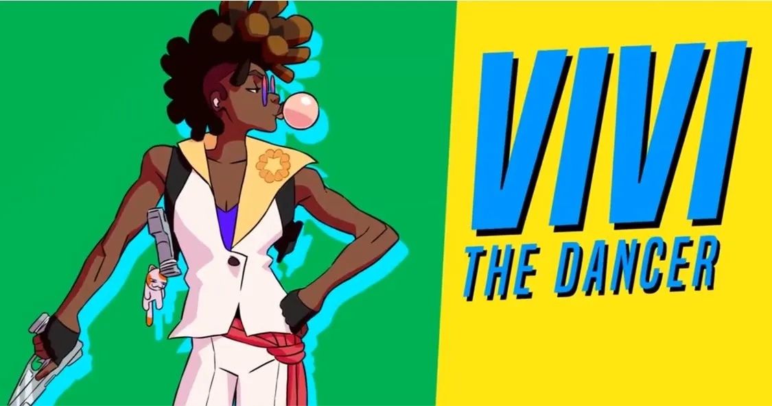 Vivi, personagem brasileira de Brawhalla - Reprodução: Jogo de Luta