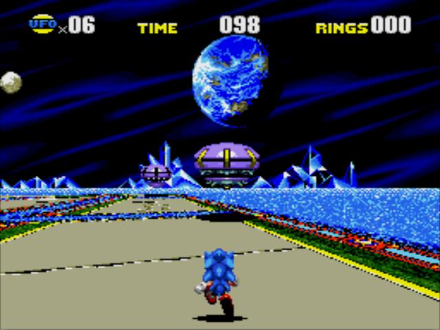 Sonic CD também trouxe estágios em que a progressão não é lateral. (Fonte: Retro Players/Reprodução