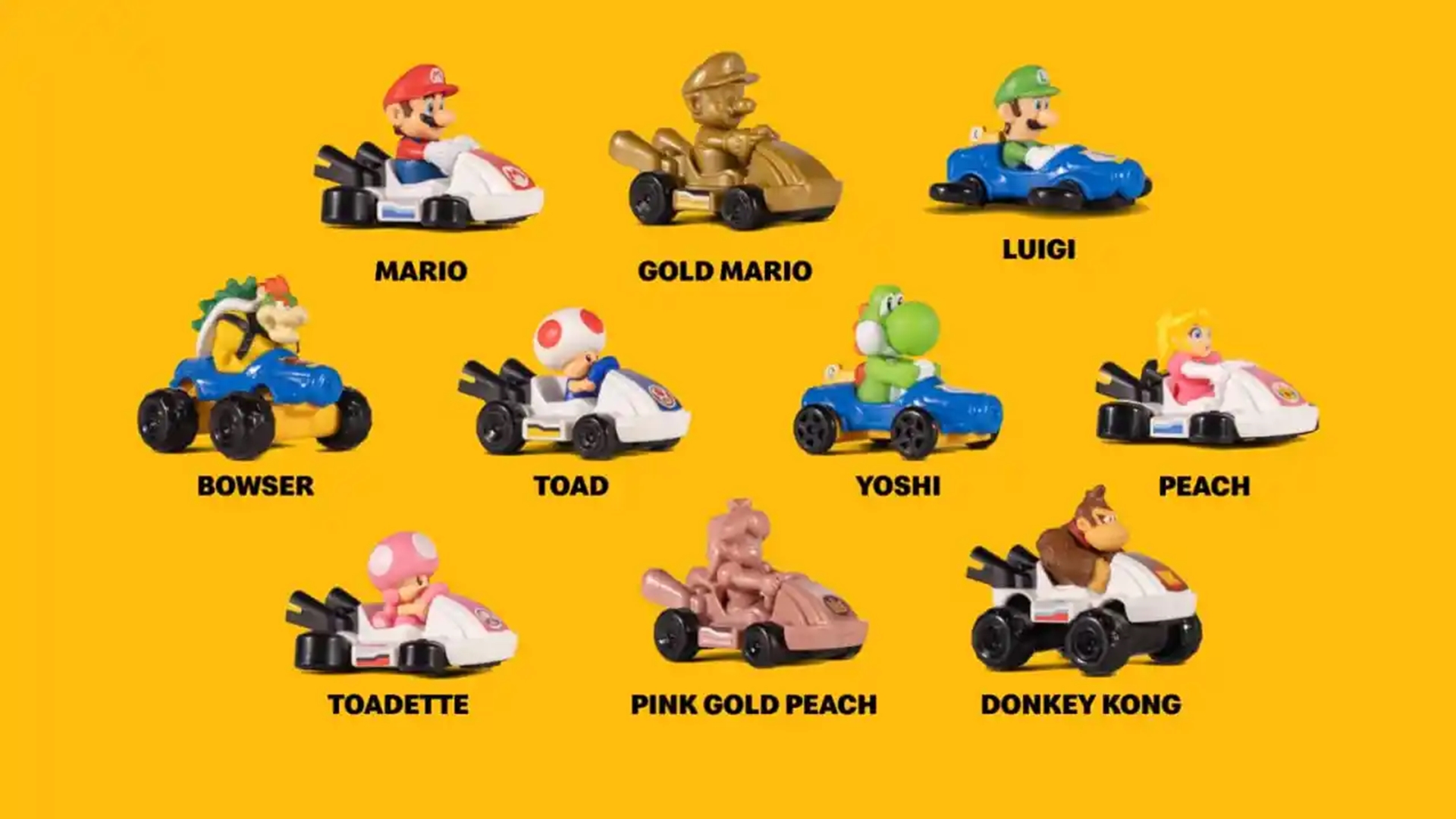 McDonald's new Mario Kart 8 collection contains 10 games.