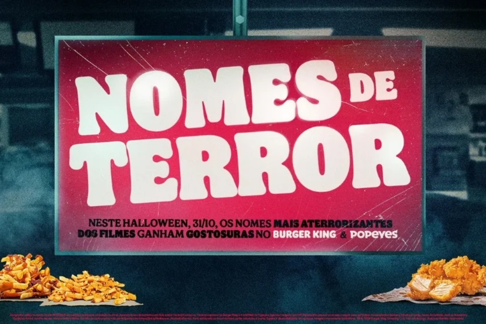 Burger King e Popeyes darão comida de graça para quem tem 'nomes de terror'; veja como ganhar