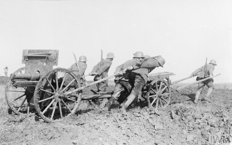 Soldados alemães durante a Primeira Guerra. (Fonte: Wikimedia Commons/ Reprodução)