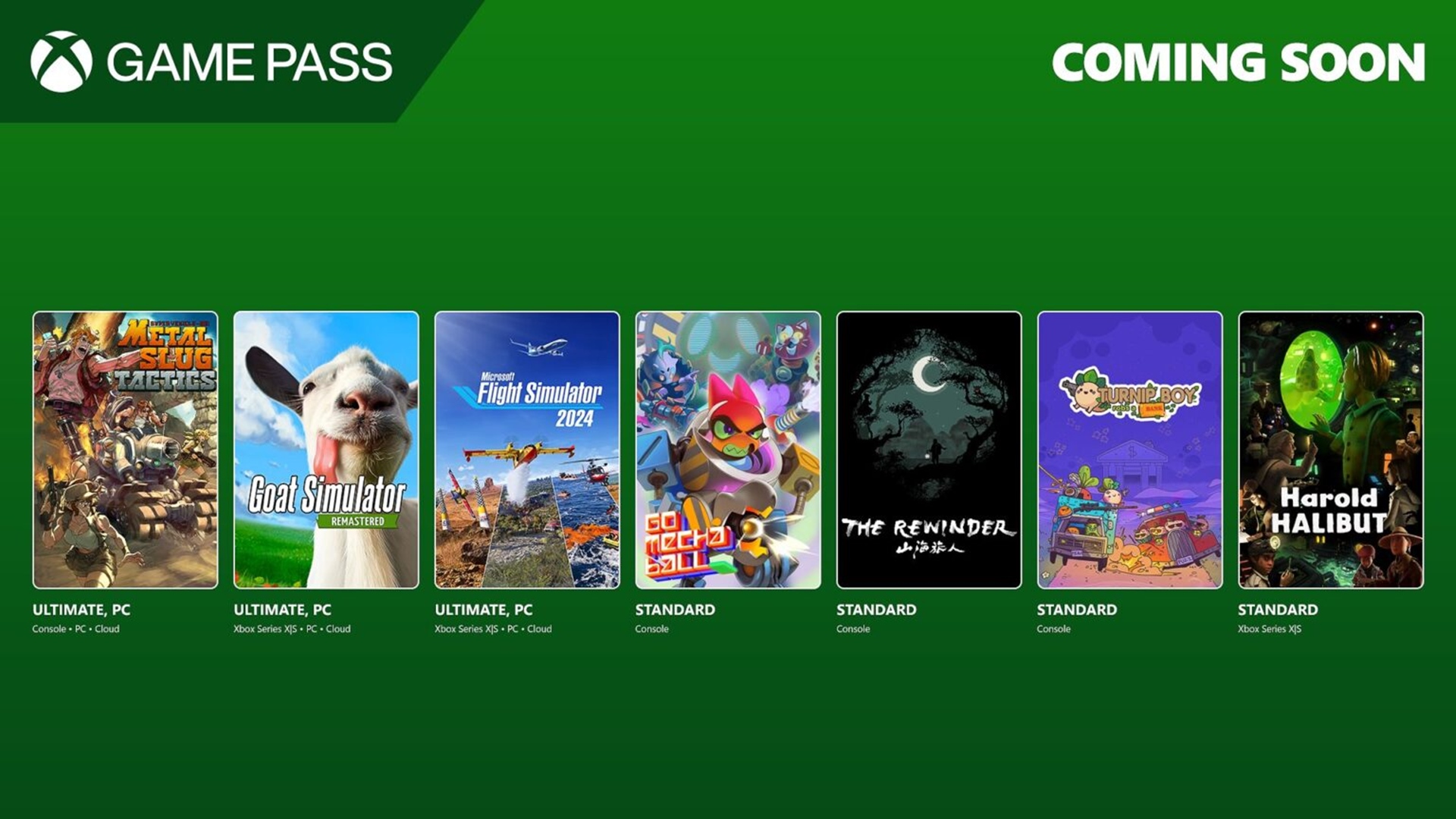 Lista de novos jogos que chegam em novembro de 2024 ao Xbox Game Pass.