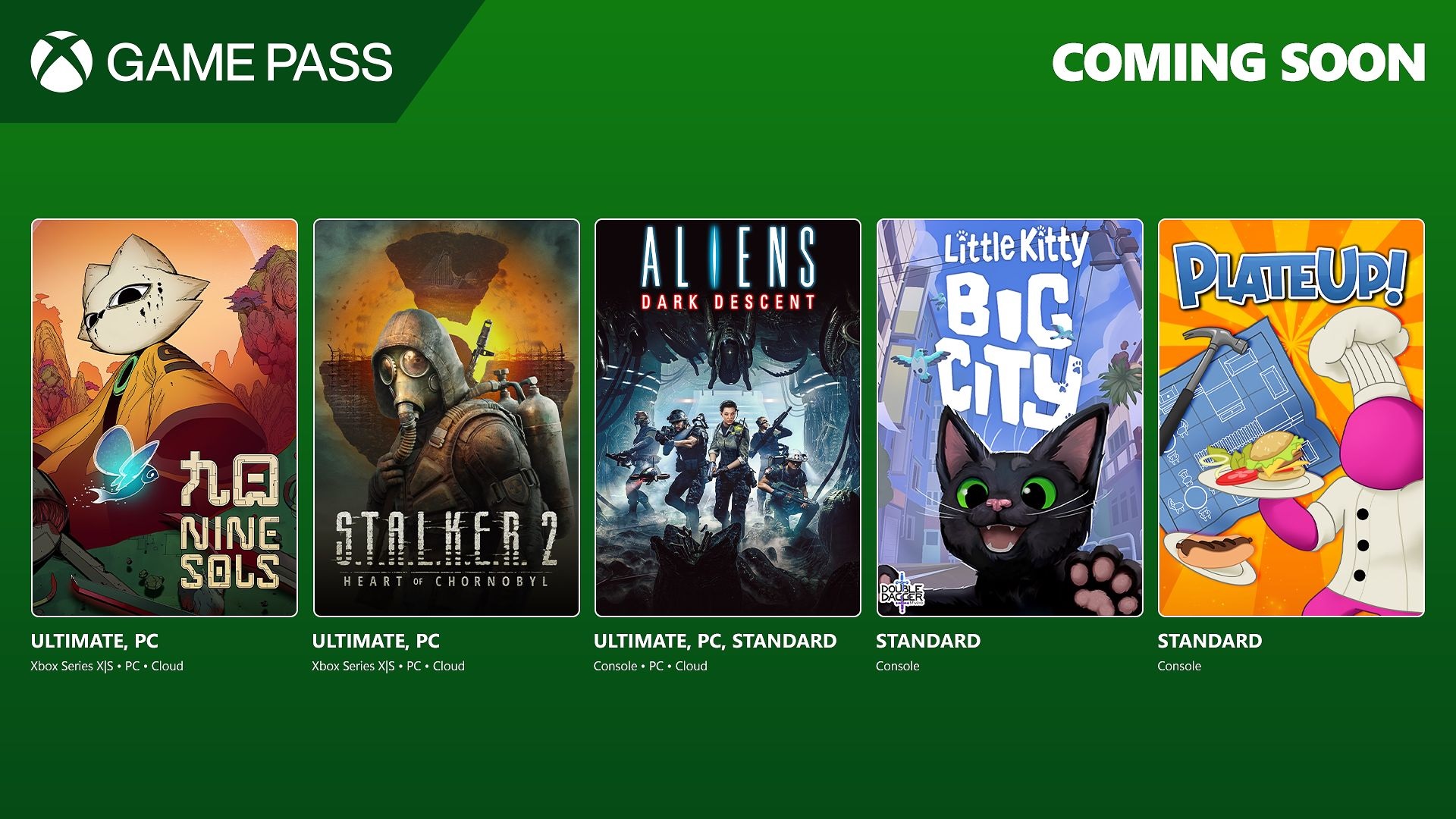 Lista de novos jogos que chegam na reta final de novembro ao Xbox Game Pass.