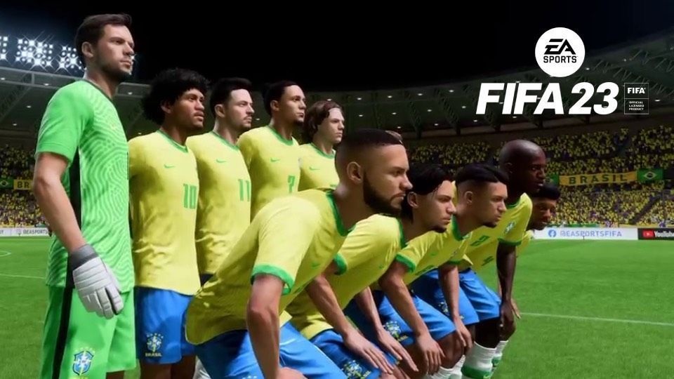 Seleção Brasileira só chegou de forma oficial a FIFA 23 com as expansão da Copa do Mundo 2022