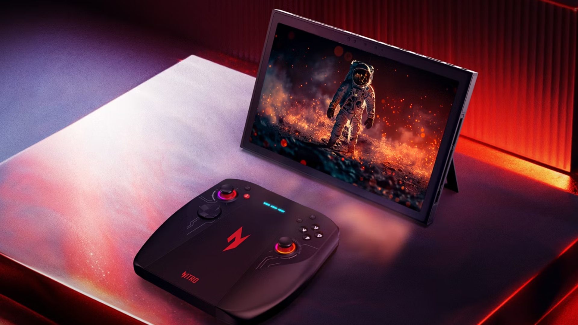 Acer Nitro Blaze 11 terá controles removíveis no melhor estilo Nintendo Switch.