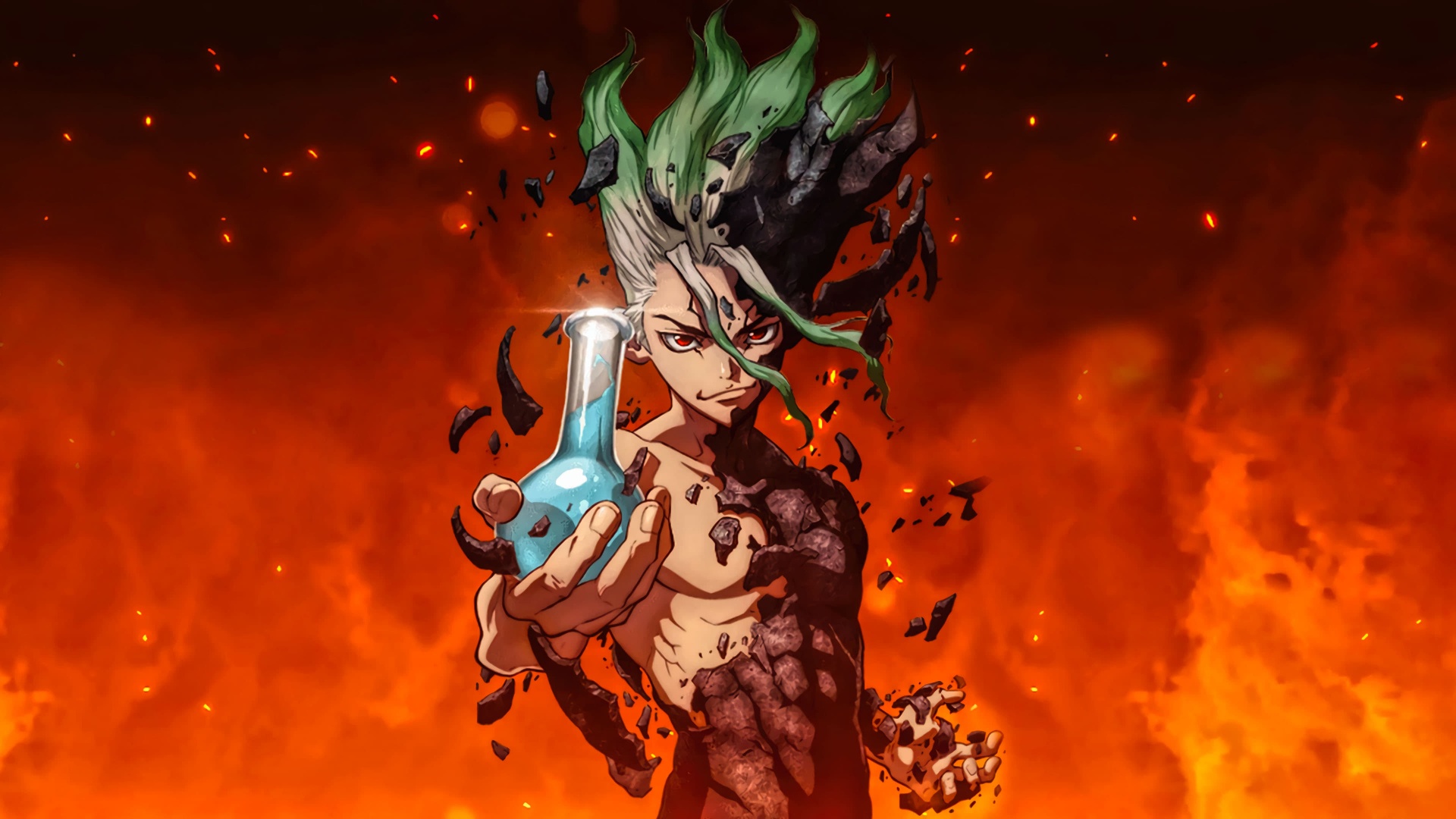 A saga final de Dr. Stone vai ser dividida em três partes