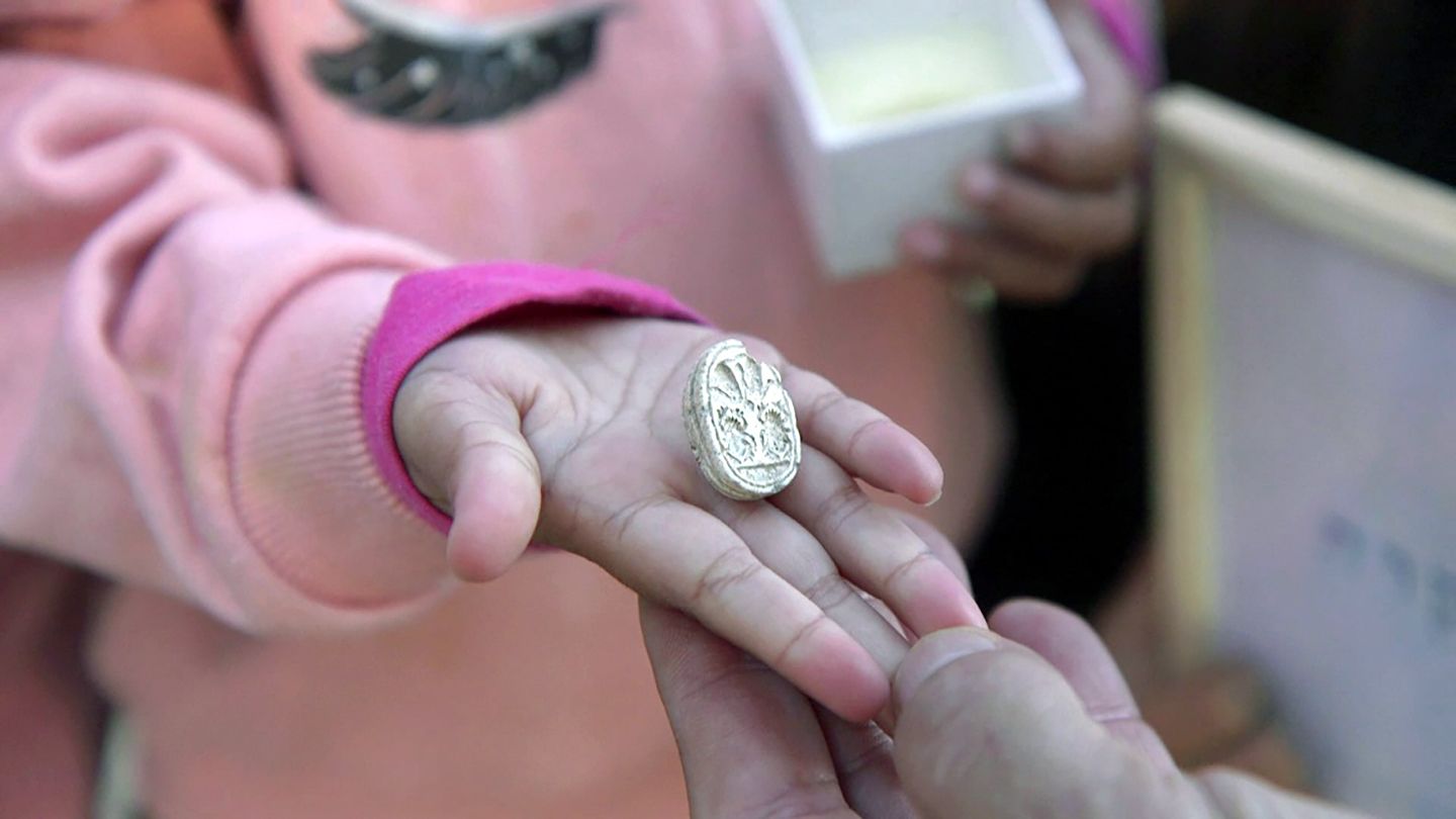 Menina de três anos acha selo de Canaã no vale onde Davi matou Golias