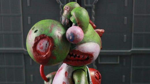 Fã cria Yoshi em versão zumbi