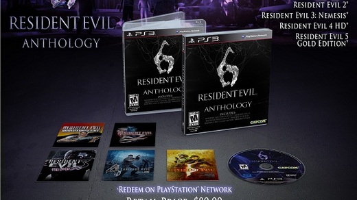 Conheça mais detalhes sobre as versões Anthology e Archives de Resident Evil 6