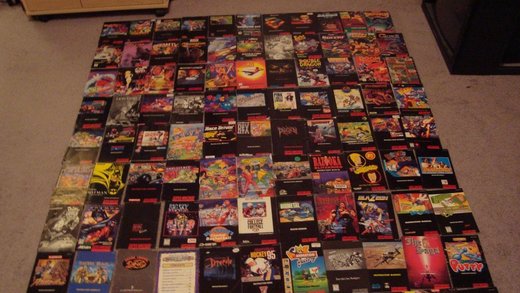 Todos os jogos originais do Super Nintendo por US$ 25 mil!