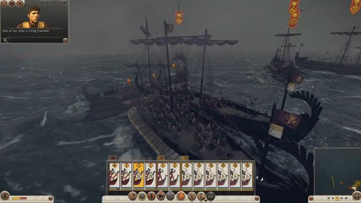 Batalhas navais são destaques de novo vídeo de Total War: Rome 2