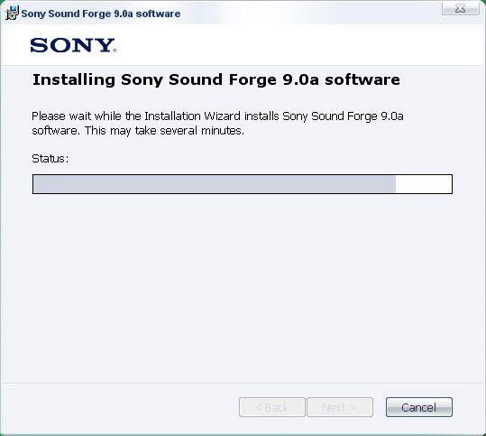 como instalar sound forge 9.0