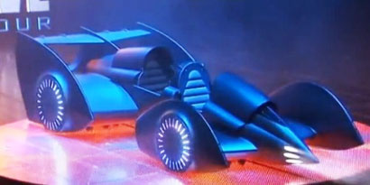 Imagem de: Novo Batmóvel é inspirado na Fórmula 1 e ecologicamente correto