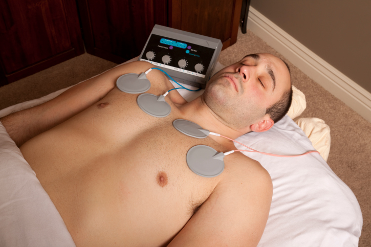 Eletrodos ao invés de agulhas Eletrodos ao invés de agulhas