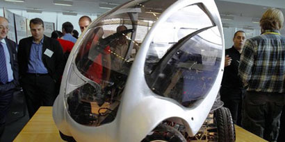 Imagem de: Conheça o primeiro carro elétrico dobrável