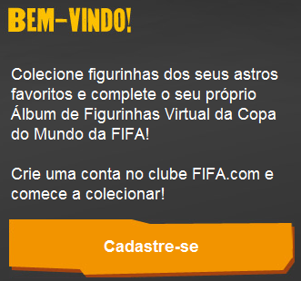 Clique para se cadastrar.
