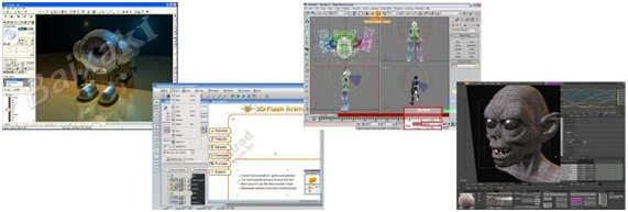 Panorama geral de programas 3D Panorama geral de programas 3D