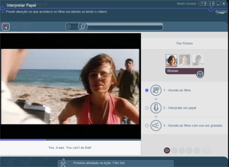 Duble um dos personagens da cena