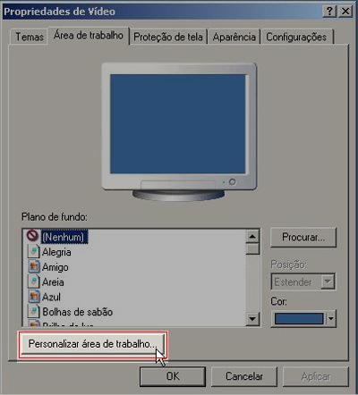 Clique na opção Clique na opção