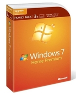 Caixa do novo Windows 7 Home Premium.