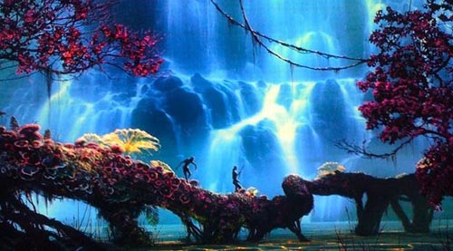 Parte da floresta biofluorescente de Pandora. Foto: Divulgação/20th Century Fox. Parte da floresta biofluorescente de Pandora. Foto: Divulgação/20th Century Fox.