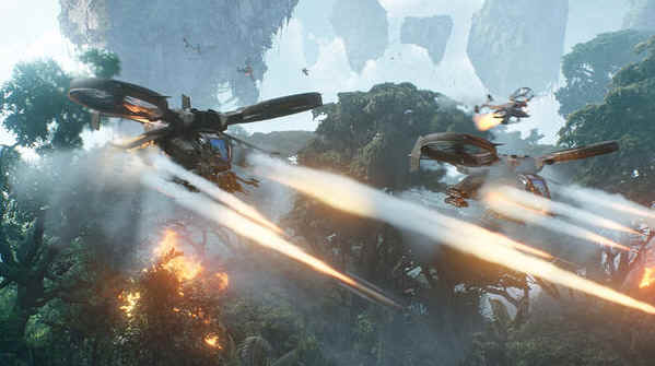 Cena de batalha em Avatar. Foto: Divulgação / 20th Century Fox. Cena de batalha em Avatar. Foto: Divulgação / 20th Century Fox.