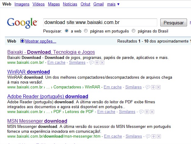 Palavra-chave mais o site para encontrar aquilo que procura Palavra-chave mais o site para encontrar aquilo que procura