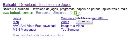 Promova seu site preferido Promova seu site preferido