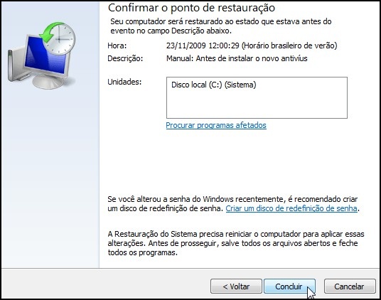 Criando Um Ponto De Restauração No Windows 7 Tecmundo 4747